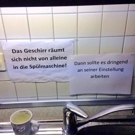 Kaffeküche im Lehrerzimmer